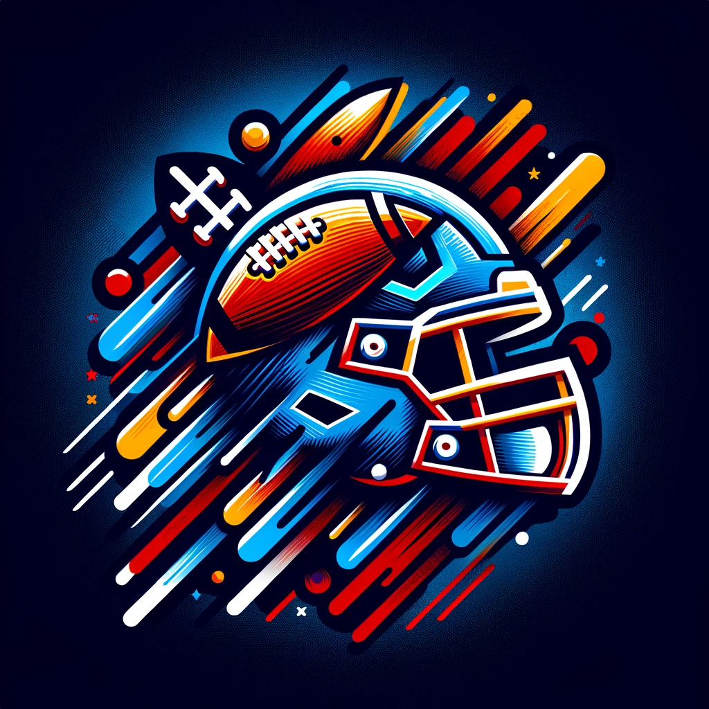 Kansas Prep Football logo - Capturing the spirit of high school football